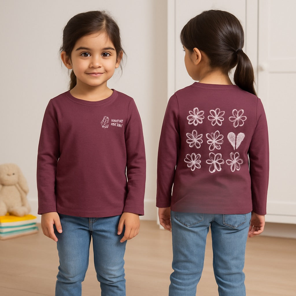 Kids’ Stylish Full Sleeve Shirt with Glossy Print