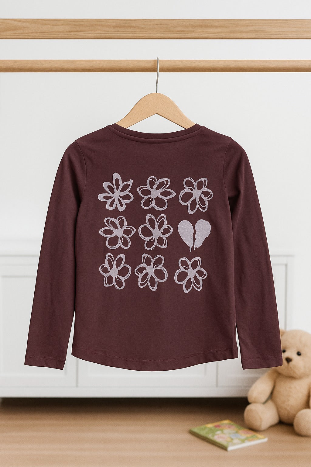 Kids’ Stylish Full Sleeve Shirt with Glossy Print